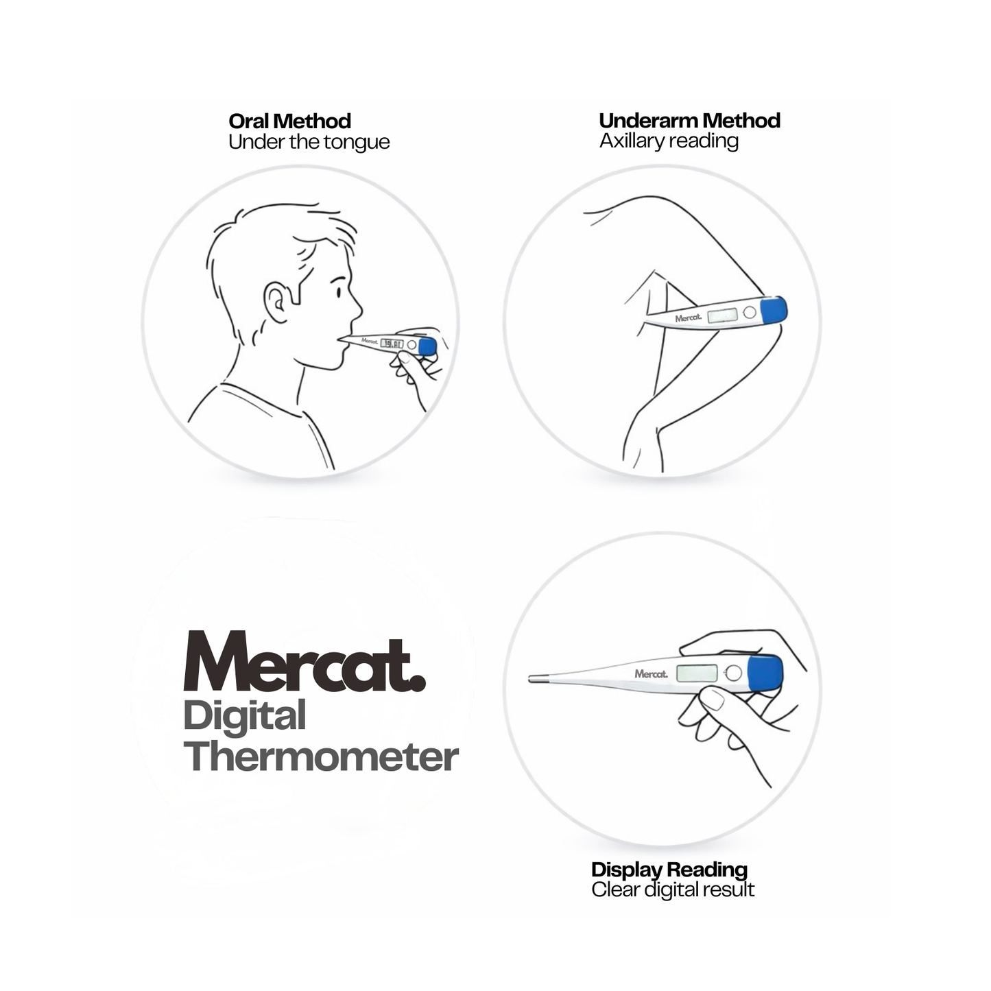 Mercat Digital Thermometer