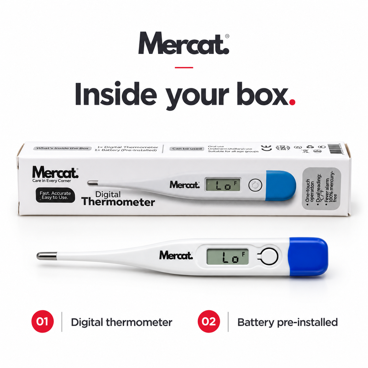 Mercat Digital Thermometer