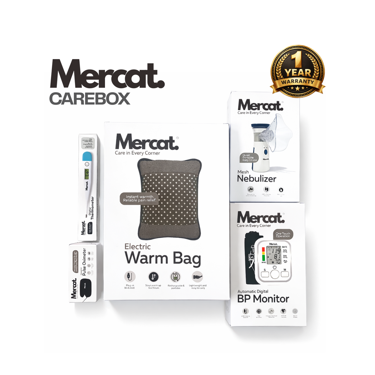 Mercat Carebox - Home Health Kit 5-in-1
