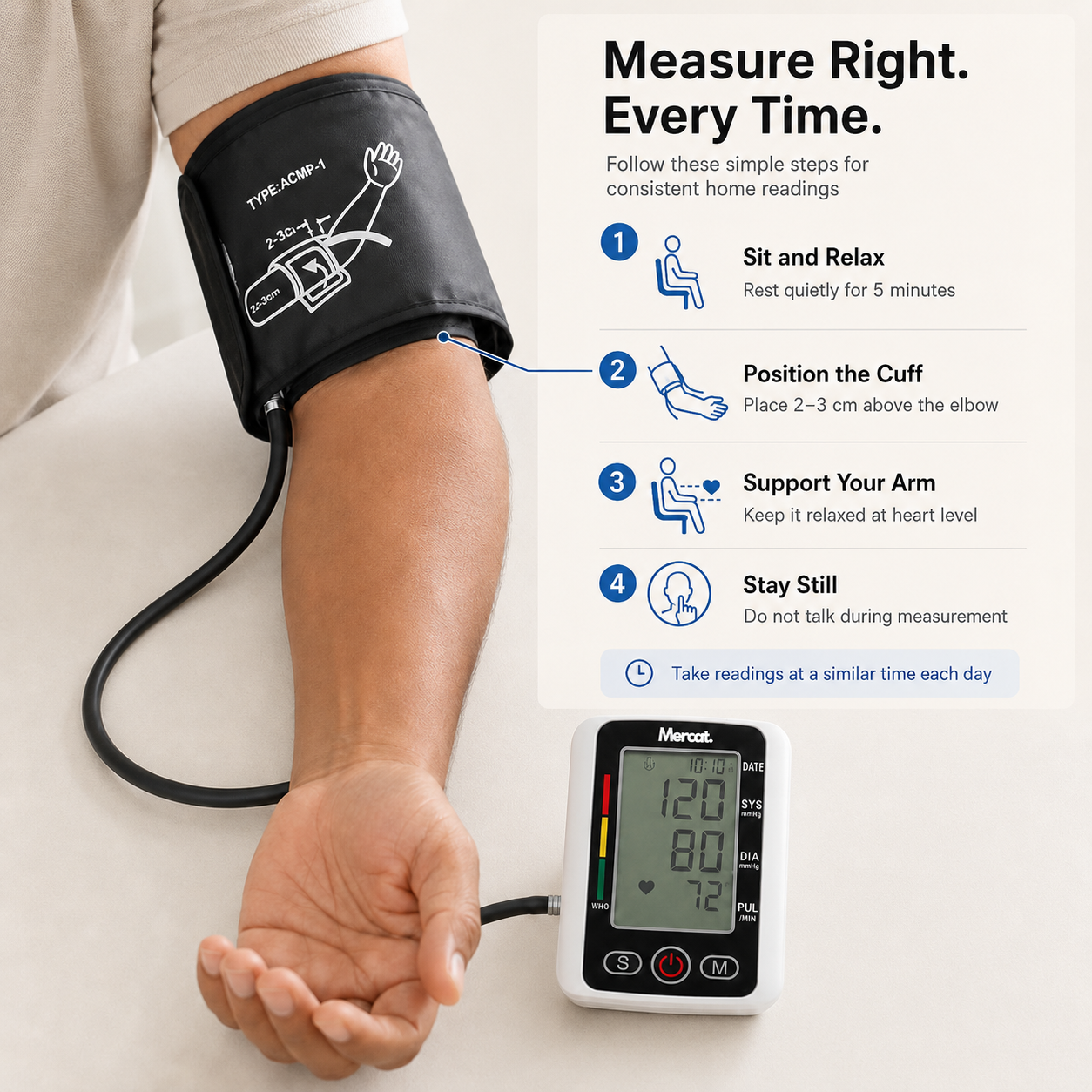 Mercat Automatic BP Monitor