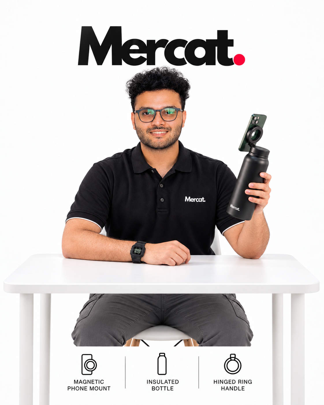 Mercat HALO Magnetic Bottle – 700 ml